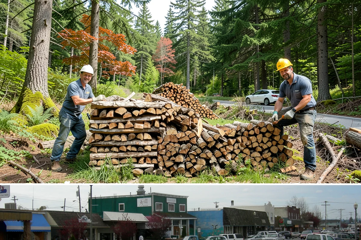 Monthly Firewood Delivery in Stanwood, Snohomish County, WA - Begin monthly deliveries in early fall to build a comfortable buffer before deep winter.