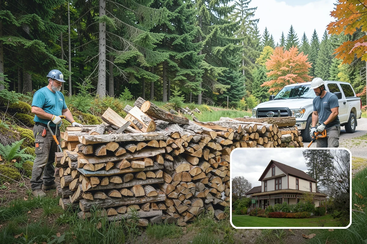 Monthly Firewood Delivery in Sumner, Pierce County, WA - Predictable monthly deliveries for easy planning