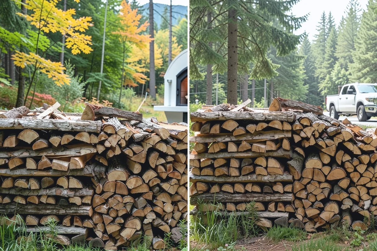 Monthly Firewood Delivery in Sumner, Pierce County, WA - Choose the monthly quantity that fits your needs