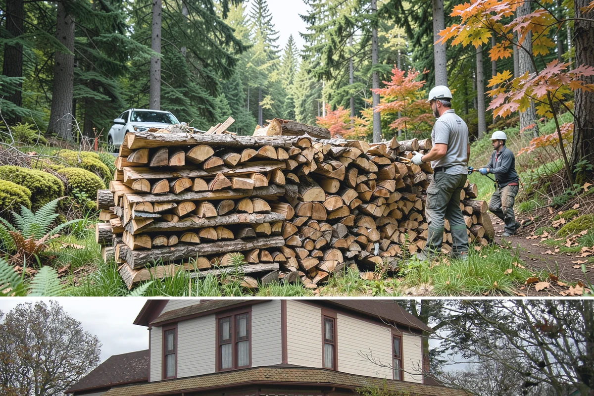 Monthly Firewood Delivery in Sumner, Pierce County, WA - Begin monthly deliveries in early fall to build a comfortable buffer before deep winter.