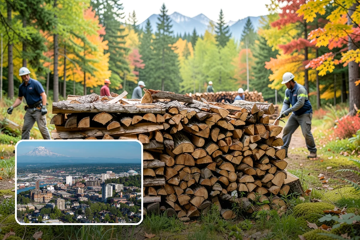 Monthly Firewood Delivery in Tacoma, Pierce County, WA - Predictable monthly deliveries for easy planning