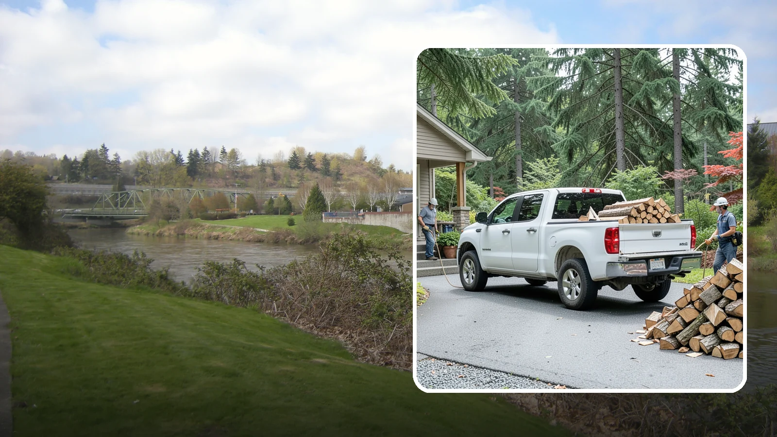 Monthly Firewood Delivery in Tukwila, King County, WA - Our monthly firewood delivery brings a fresh, seasoned supply to your door on a steady month-by-month schedule.