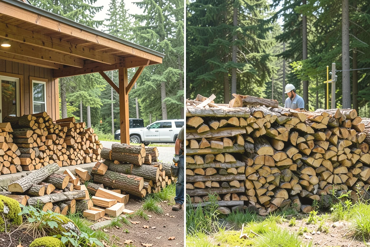 Monthly Firewood Delivery in Tukwila, King County, WA - Choose the monthly quantity that fits your needs