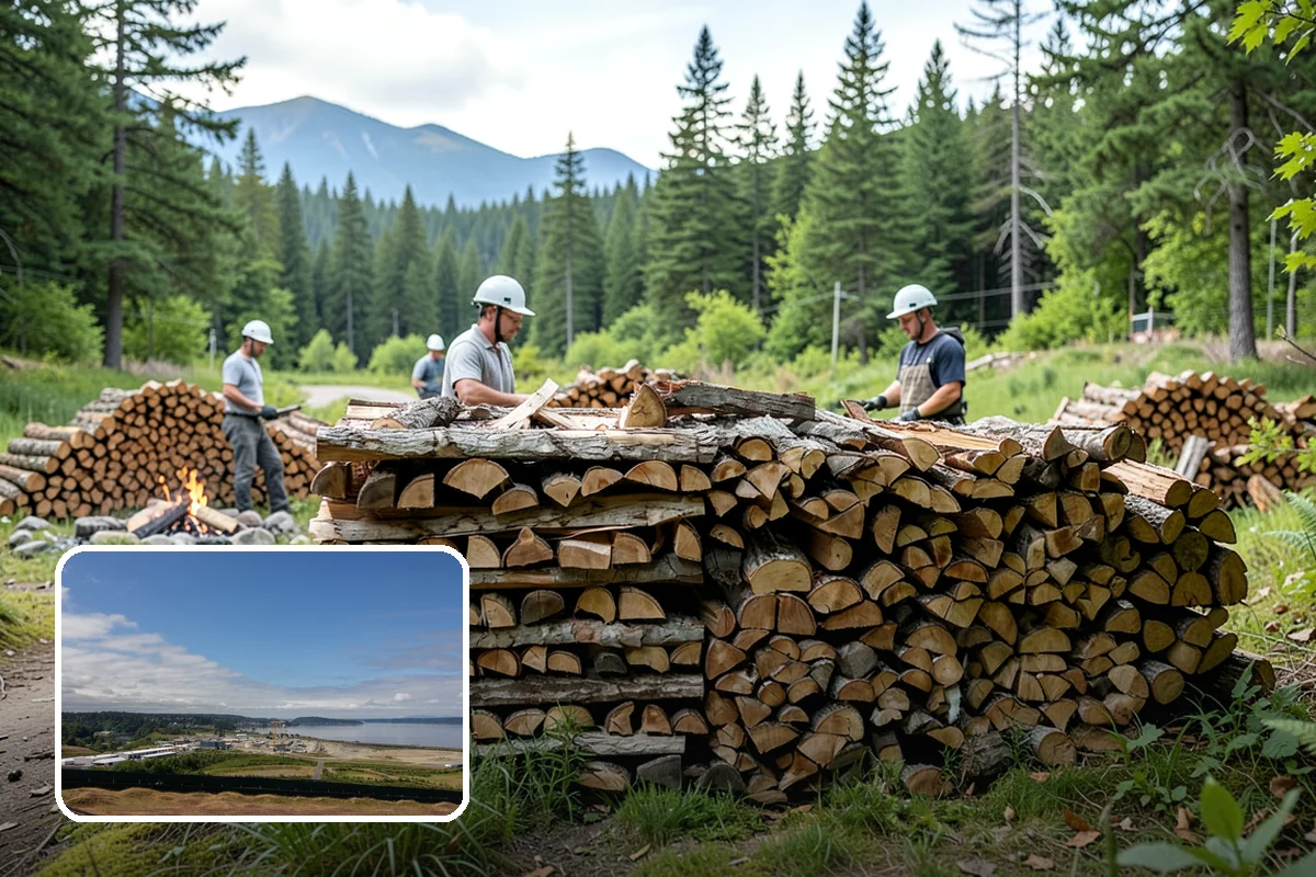 Monthly Firewood Delivery in University Place, Pierce County, WA - Predictable monthly deliveries for easy planning