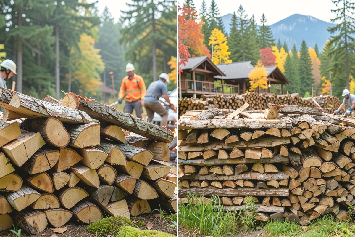 Monthly Firewood Delivery in University Place, Pierce County, WA - Choose the monthly quantity that fits your needs