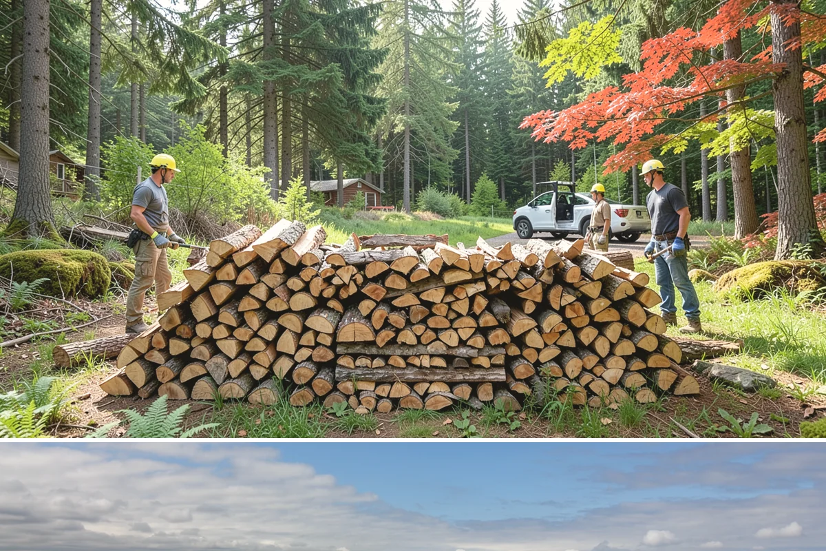 Monthly Firewood Delivery in University Place, Pierce County, WA - Begin monthly deliveries in early fall to build a comfortable buffer before deep winter.