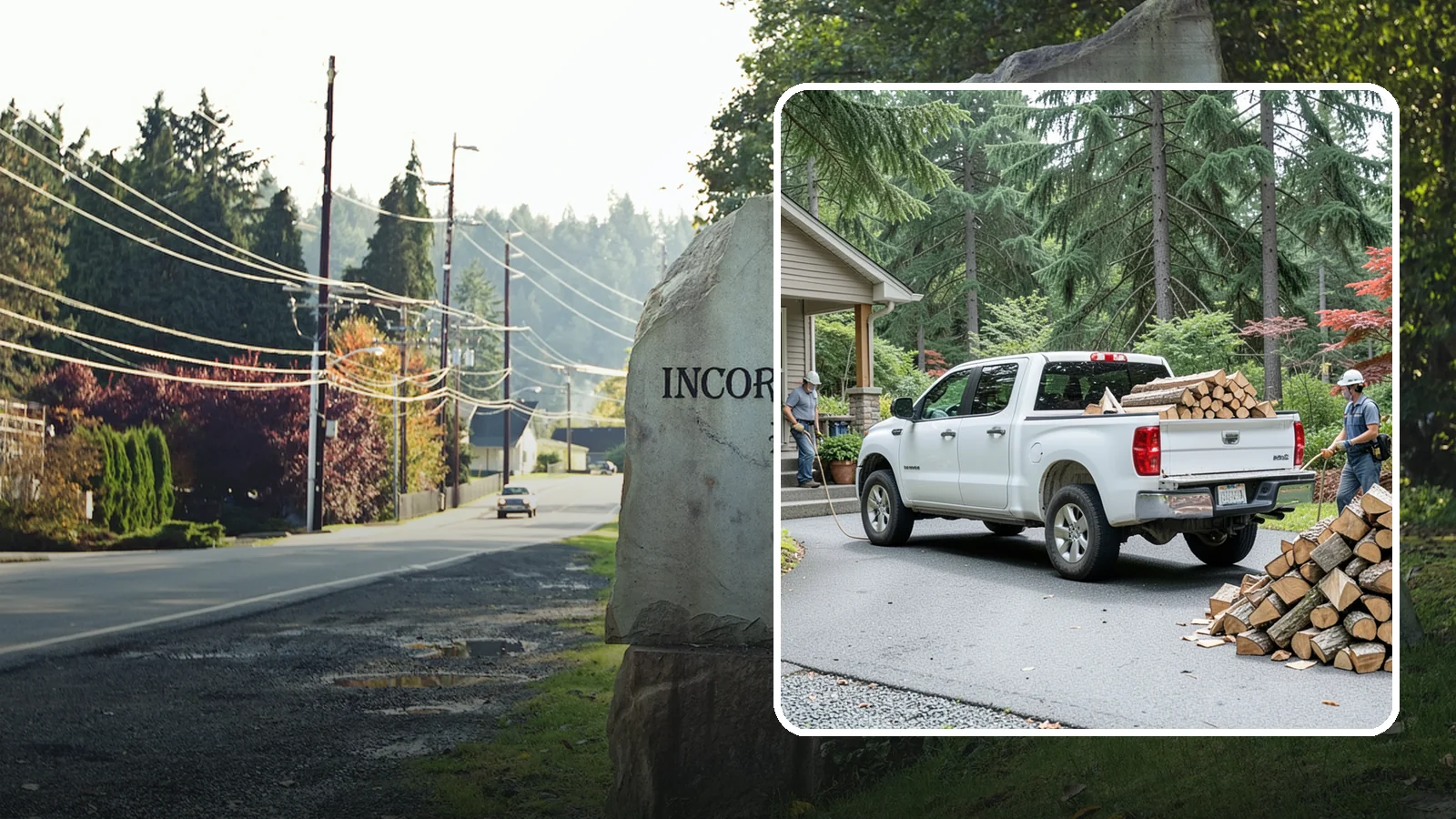 Monthly Firewood Delivery in Wilkeson, Pierce County, WA - Our monthly firewood delivery brings a fresh, seasoned supply to your door on a steady month-by-month schedule.