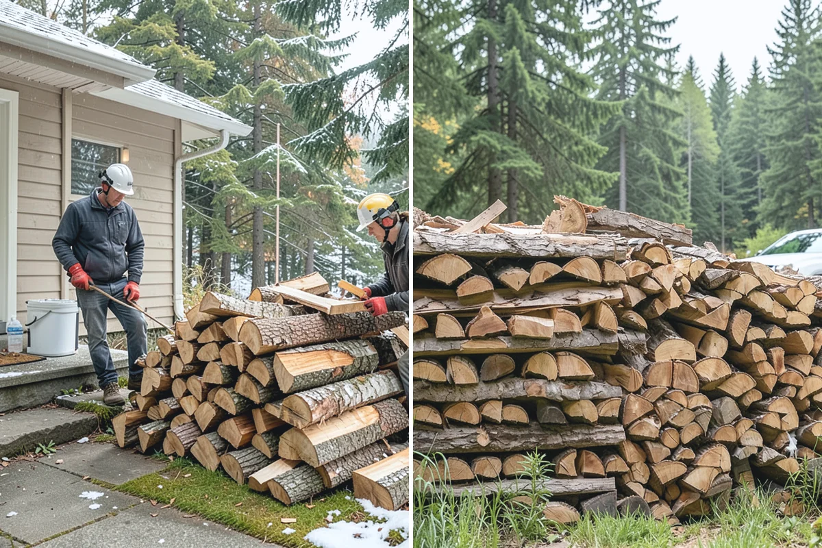 Monthly Firewood Delivery in Wilkeson, Pierce County, WA - Choose the monthly quantity that fits your needs