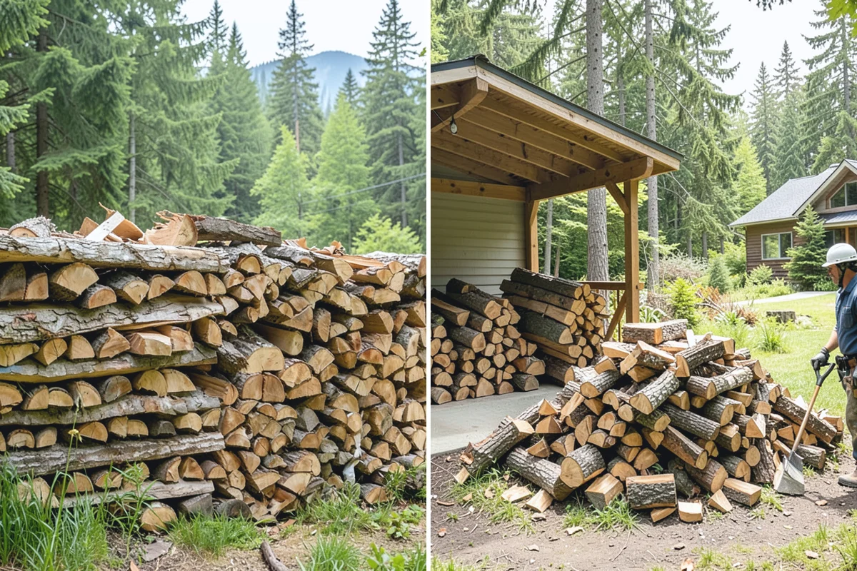 Monthly Firewood Delivery in Woodinville, King County, WA - Choose the monthly quantity that fits your needs