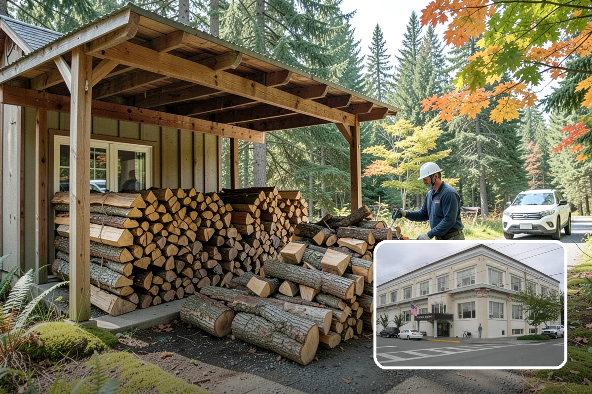 Next-Day Firewood Delivery in Anacortes, Skagit County, WA - Quick turnaround without emergency pricing