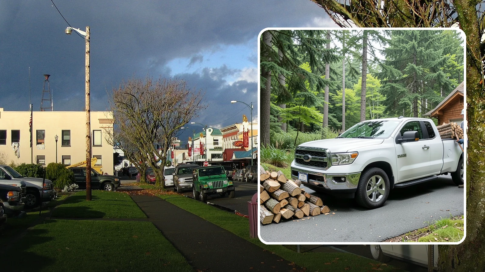 Next-Day Firewood Delivery in Arlington, Snohomish County, WA - We deliver seasoned firewood the day after you order, giving you fast, dependable restocking without paying rush rates.