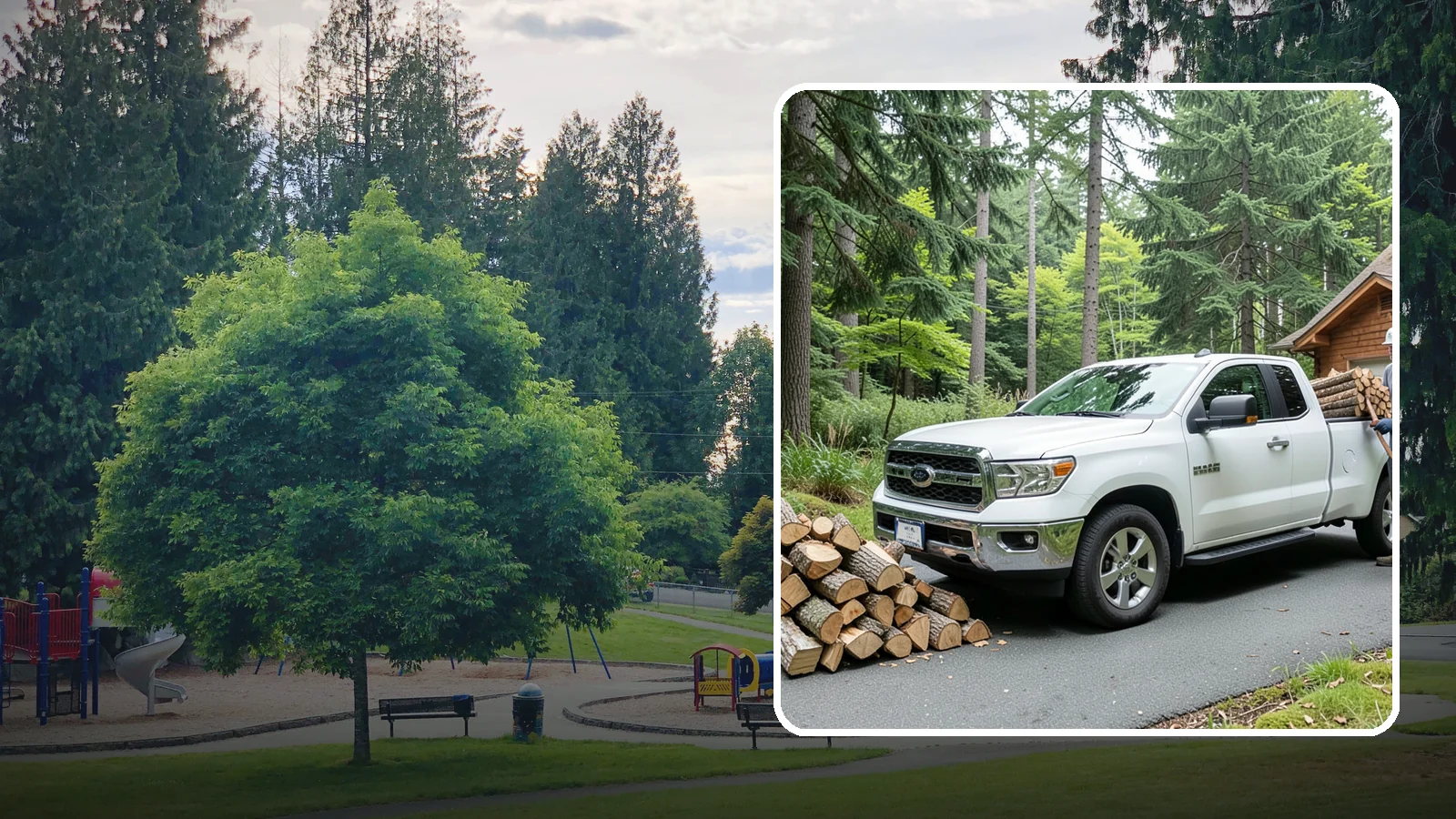 Next-Day Firewood Delivery in Bonney Lake, Pierce County, WA - We deliver seasoned firewood the day after you order, giving you fast, dependable restocking without paying rush rates.