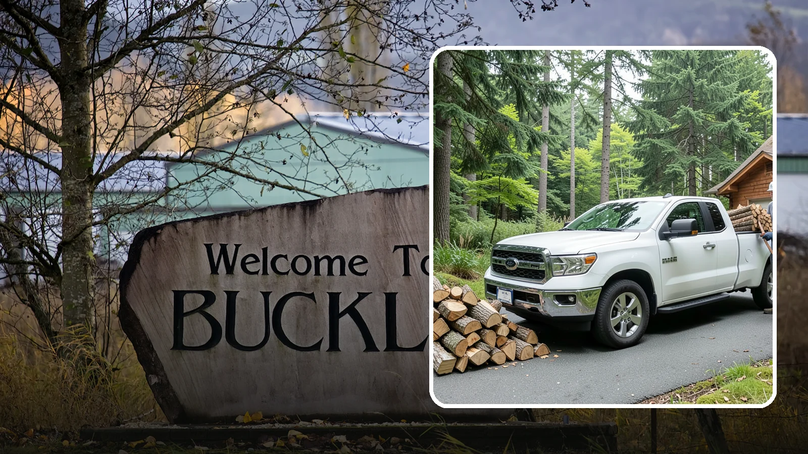Next-Day Firewood Delivery in Buckley, Pierce County, WA - We deliver seasoned firewood the day after you order, giving you fast, dependable restocking without paying rush rates.