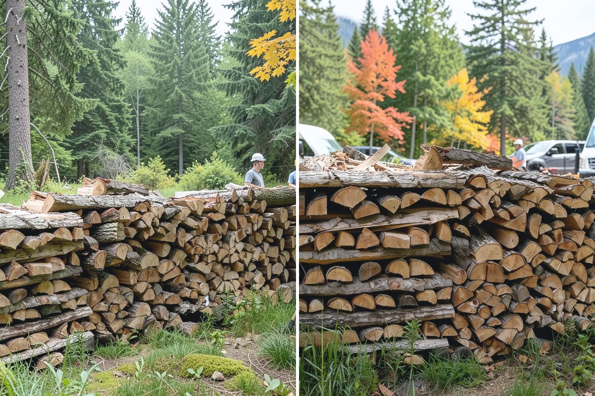 Next-Day Firewood Delivery in Buckley, Pierce County, WA - You place your order for next-day arrival