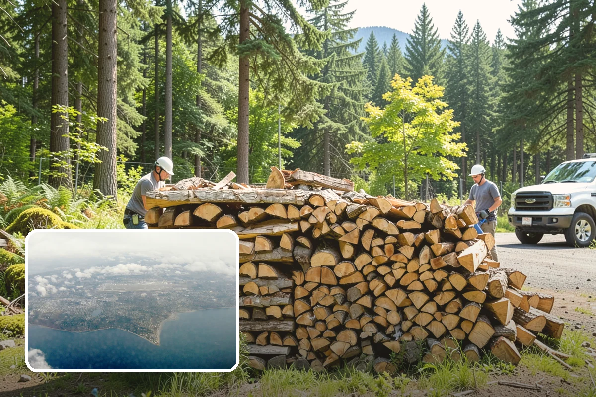 Next-Day Firewood Delivery in Burien, King County, WA - Quick turnaround without emergency pricing