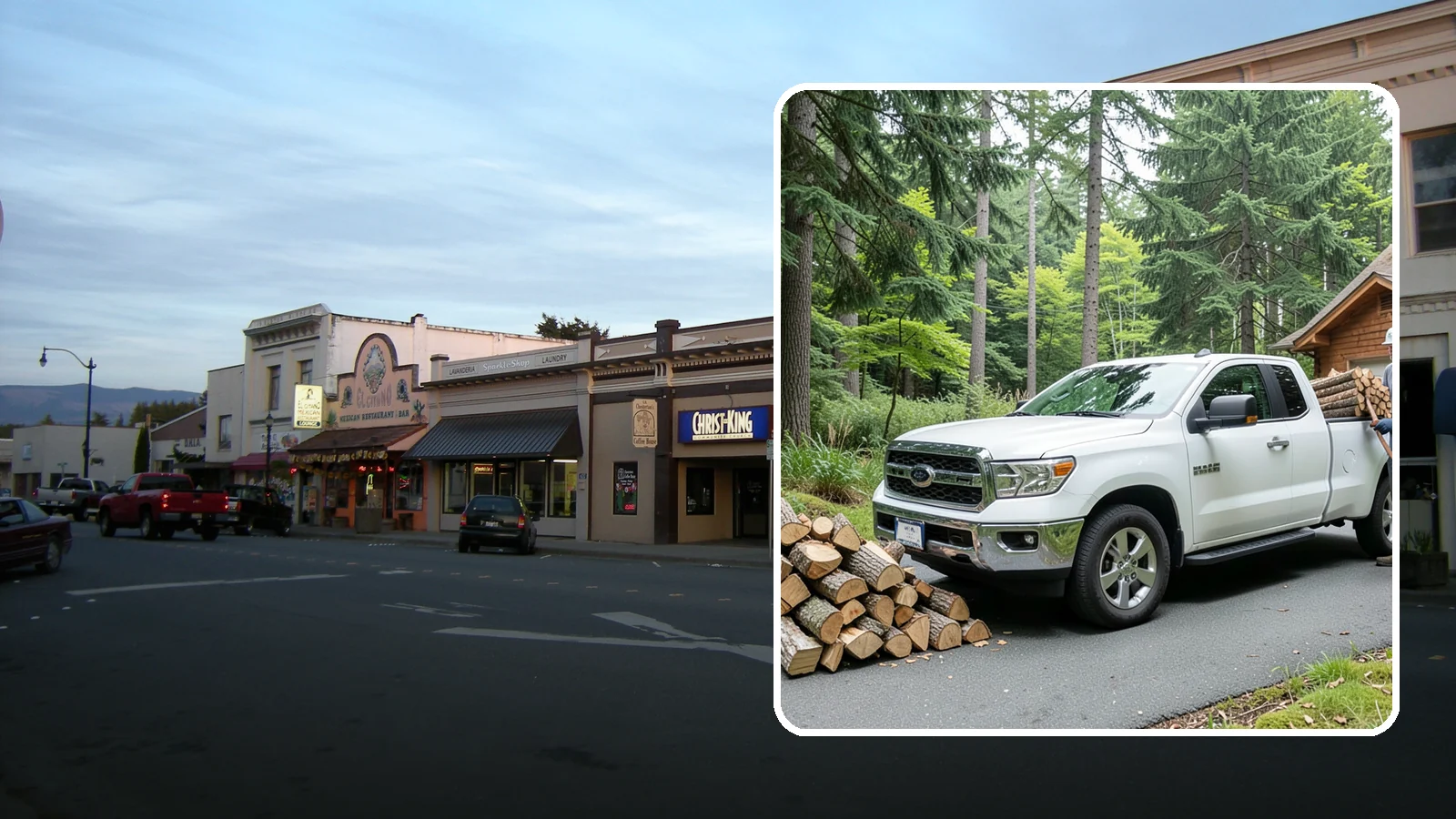 Next-Day Firewood Delivery in Burlington, Skagit County, WA - We deliver seasoned firewood the day after you order, giving you fast, dependable restocking without paying rush rates.