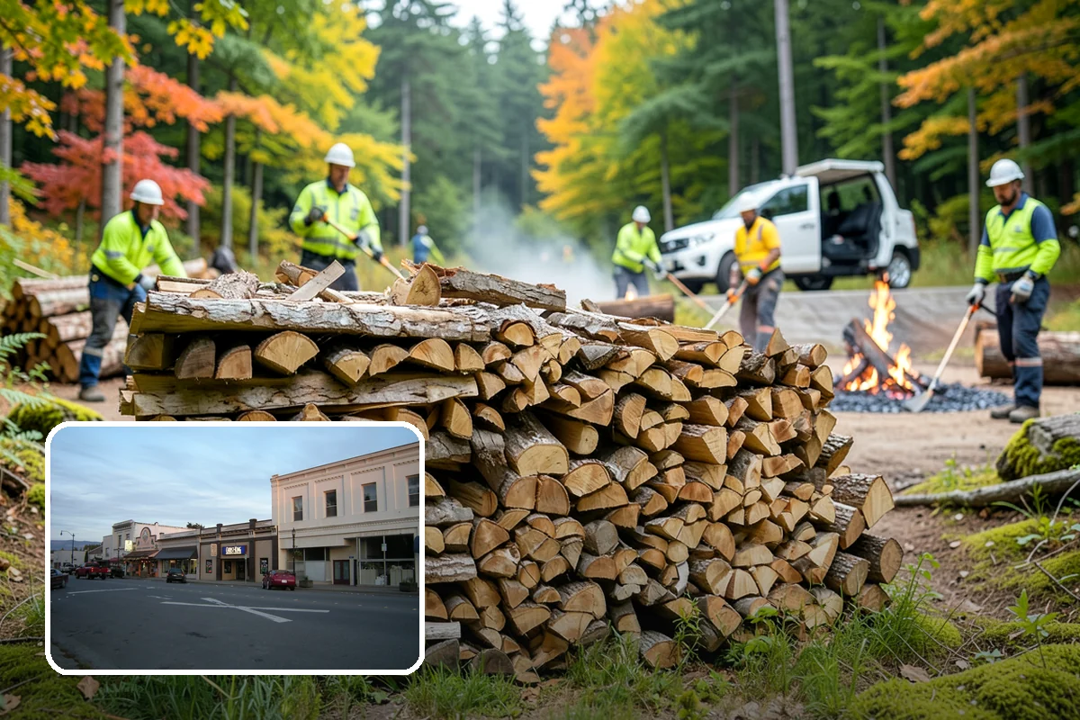 Next-Day Firewood Delivery in Burlington, Skagit County, WA - Quick turnaround without emergency pricing
