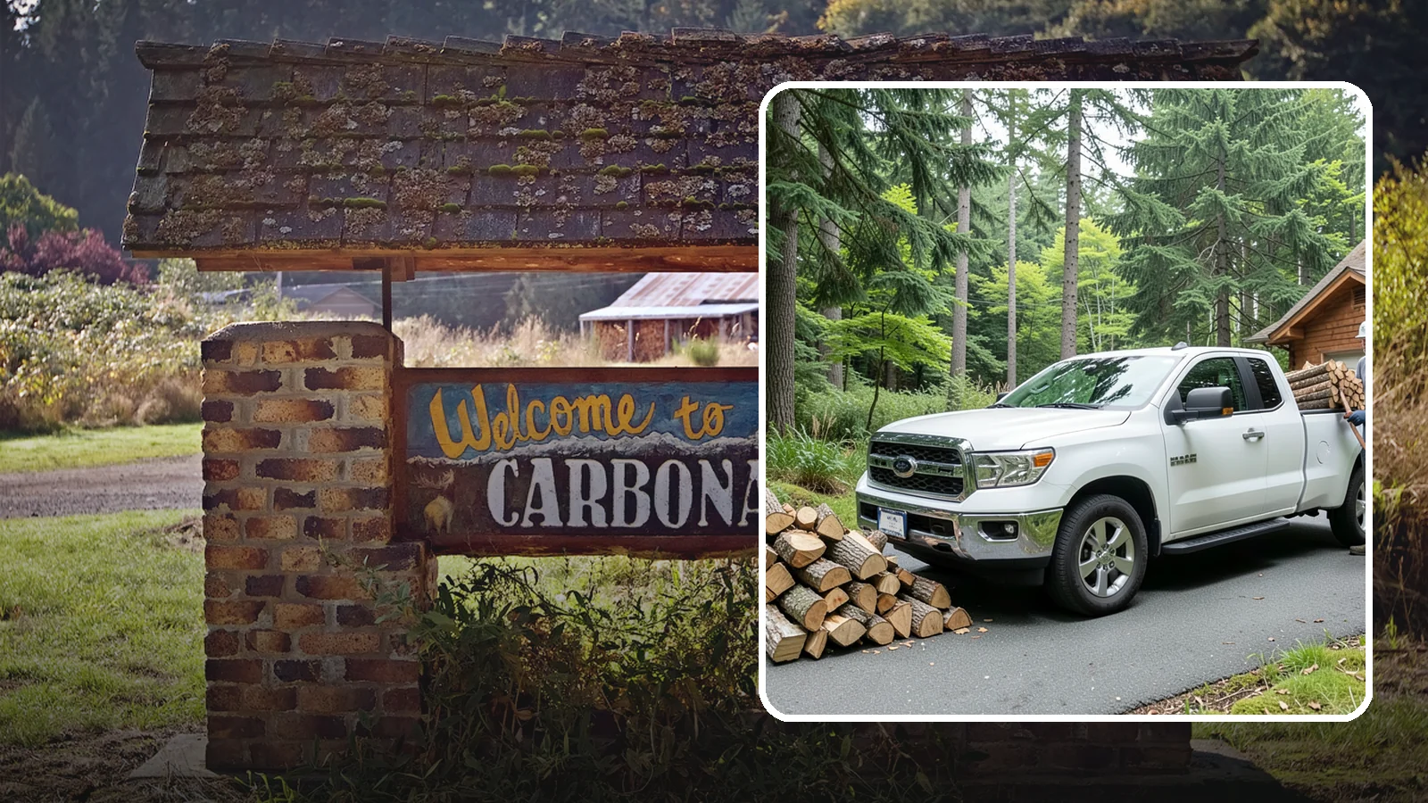 Next-Day Firewood Delivery in Carbonado, Pierce County, WA - We deliver seasoned firewood the day after you order, giving you fast, dependable restocking without paying rush rates.
