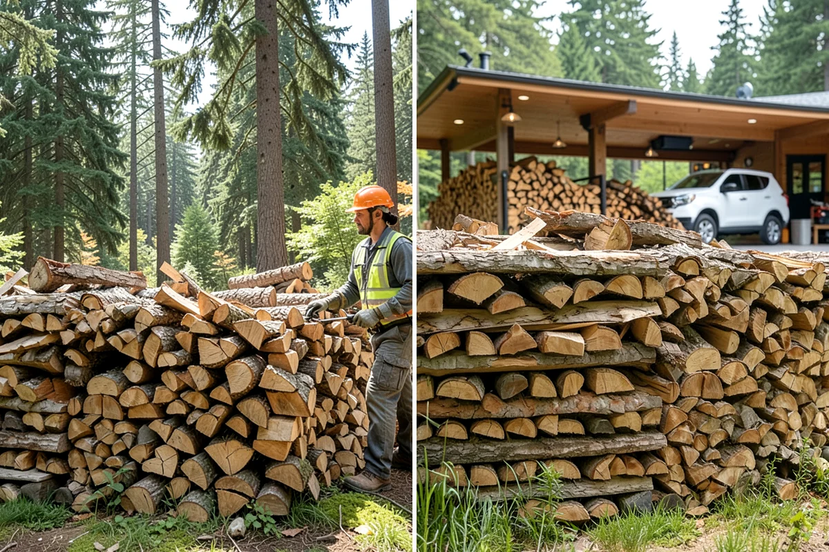 Next-Day Firewood Delivery in Concrete, Skagit County, WA - You place your order for next-day arrival