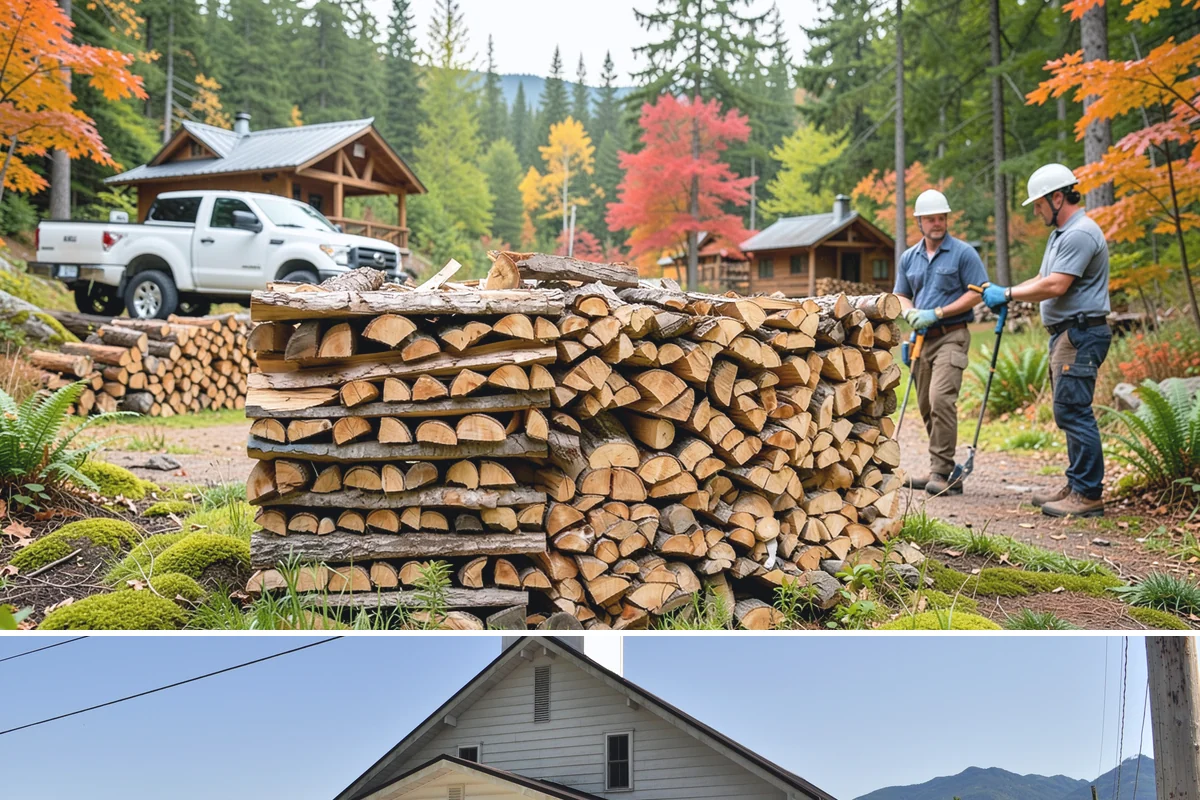 Next-Day Firewood Delivery in Concrete, Skagit County, WA - Next-day delivery is ideal throughout the burning season whenever you want a quick, planned restock.