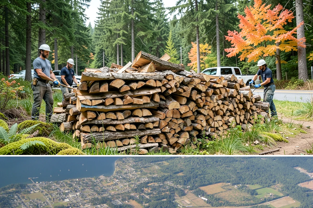 Next-Day Firewood Delivery in Coupeville, Island County, WA - Next-day delivery is ideal throughout the burning season whenever you want a quick, planned restock.