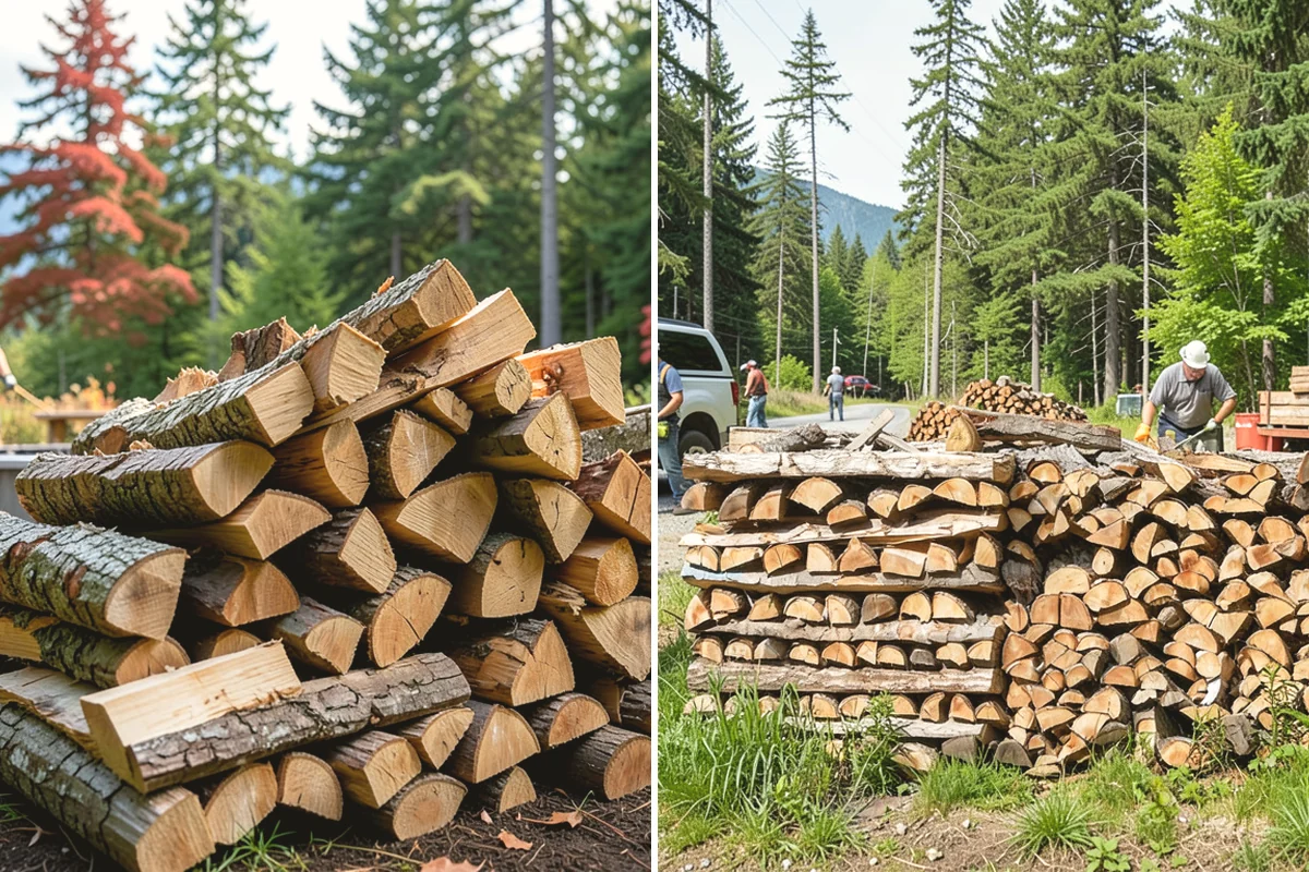 Next-Day Firewood Delivery in Duvall, King County, WA - You place your order for next-day arrival