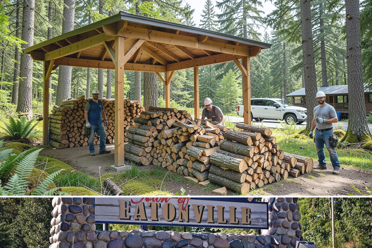 Next-Day Firewood Delivery in Eatonville, Pierce County, WA - Next-day delivery is ideal throughout the burning season whenever you want a quick, planned restock.
