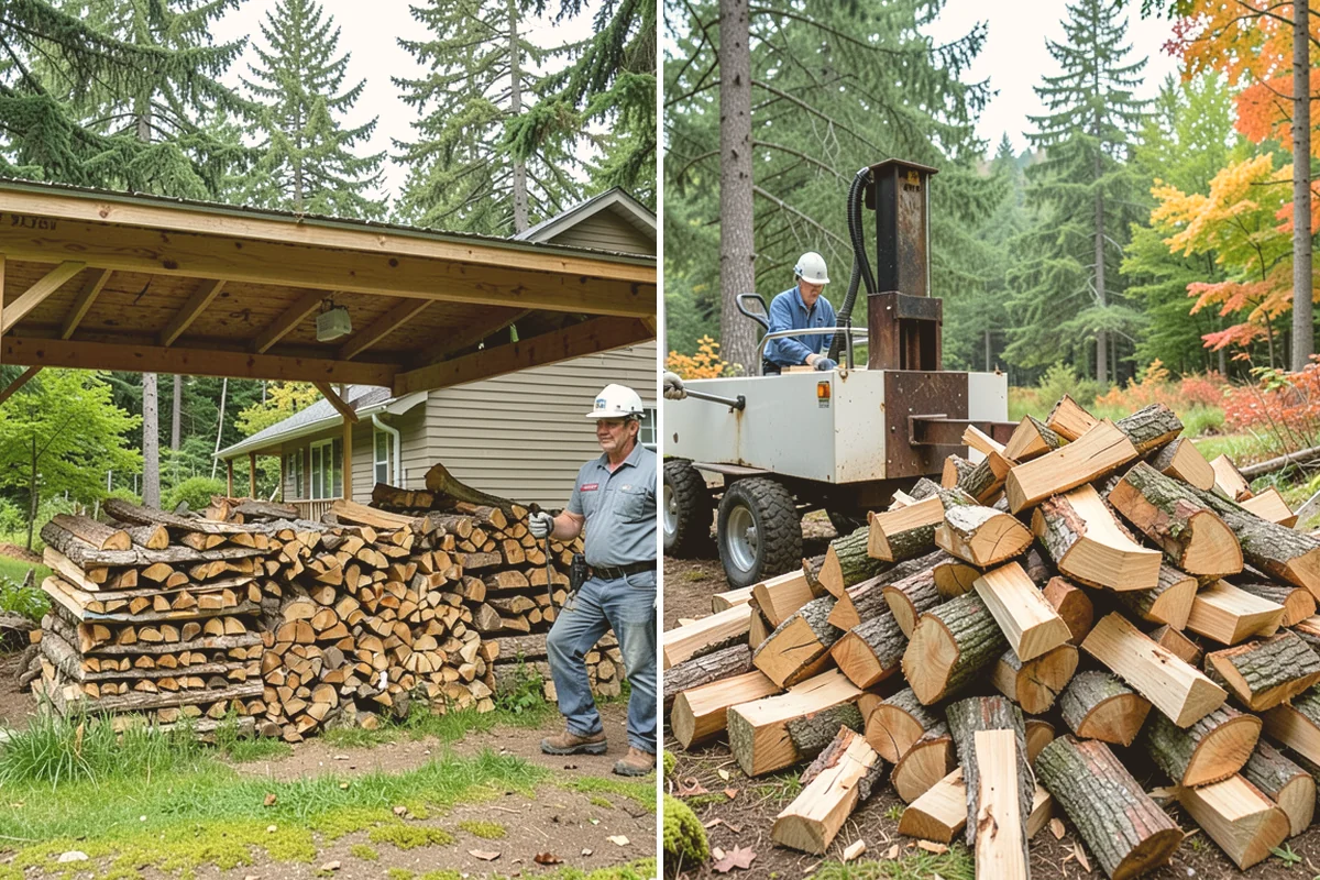 Next-Day Firewood Delivery in Edmonds, Snohomish County, WA - You place your order for next-day arrival