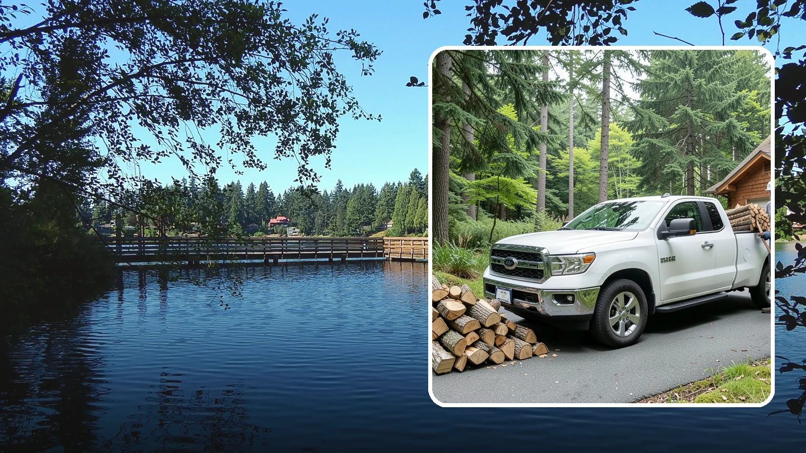Next-Day Firewood Delivery in Federal Way, King County, WA - We deliver seasoned firewood the day after you order, giving you fast, dependable restocking without paying rush rates.