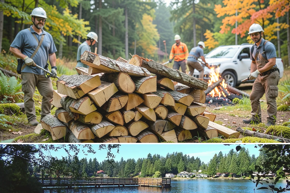 Next-Day Firewood Delivery in Federal Way, King County, WA - Next-day delivery is ideal throughout the burning season whenever you want a quick, planned restock.