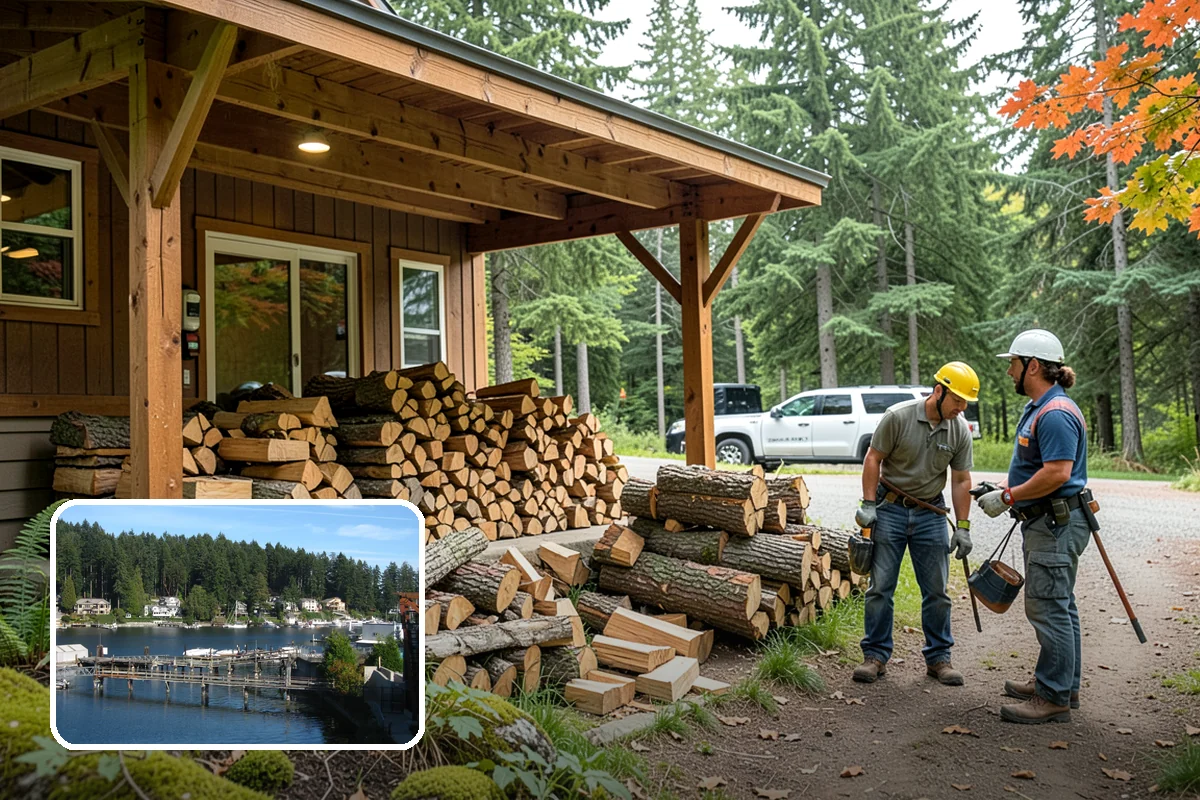 Next-Day Firewood Delivery in Gig Harbor, Pierce County, WA - Quick turnaround without emergency pricing