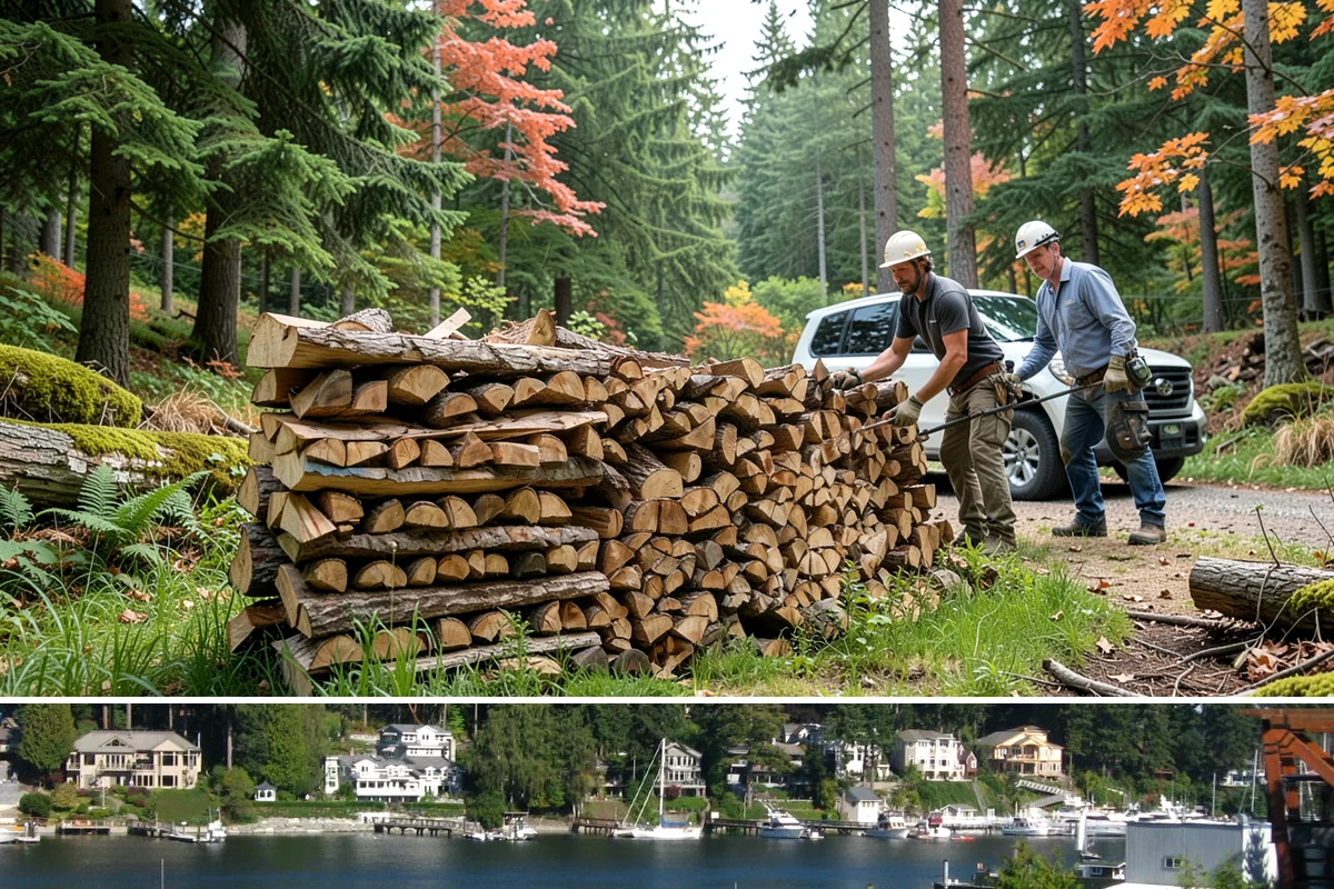 Next-Day Firewood Delivery in Gig Harbor, Pierce County, WA - Next-day delivery is ideal throughout the burning season whenever you want a quick, planned restock.