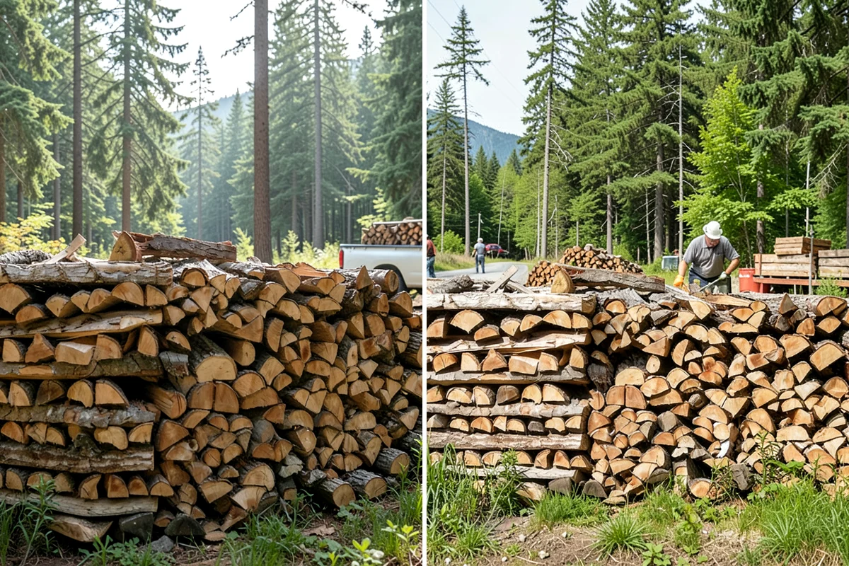 Next-Day Firewood Delivery in Hunts Point, King County, WA - You place your order for next-day arrival