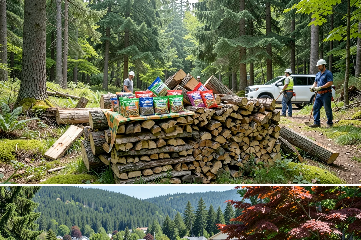 Next-Day Firewood Delivery in Index, Snohomish County, WA - Next-day delivery is ideal throughout the burning season whenever you want a quick, planned restock.