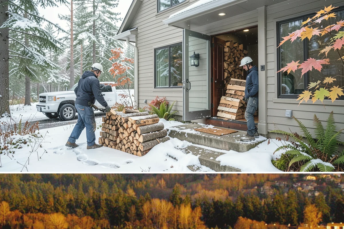 Next-Day Firewood Delivery in Kenmore, King County, WA - Next-day delivery is ideal throughout the burning season whenever you want a quick, planned restock.