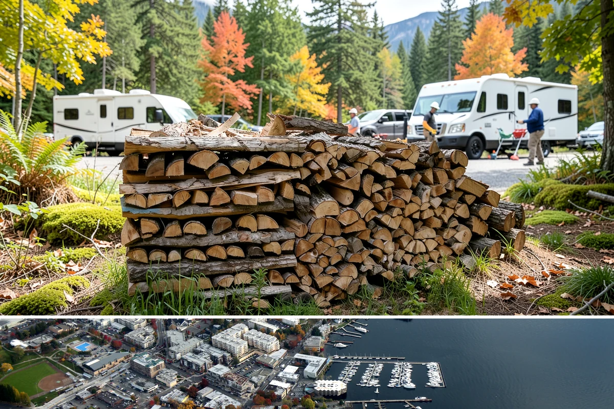 Next-Day Firewood Delivery in Kirkland, King County, WA - Next-day delivery is ideal throughout the burning season whenever you want a quick, planned restock.