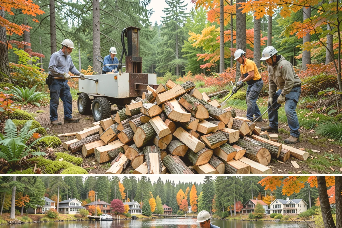 Next-Day Firewood Delivery in La Conner, Skagit County, WA - Next-day delivery is ideal throughout the burning season whenever you want a quick, planned restock.