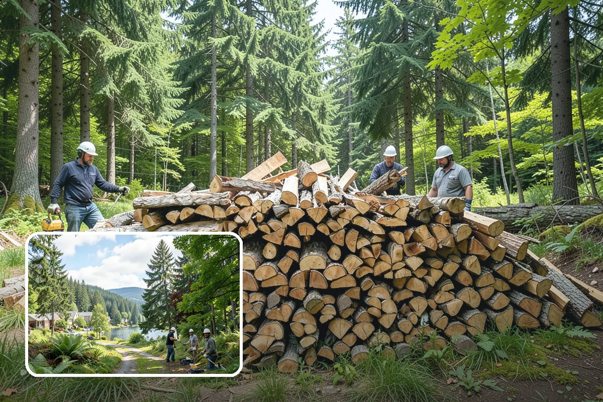 Next-Day Firewood Delivery in Lake Forest Park, King County, WA - Quick turnaround without emergency pricing