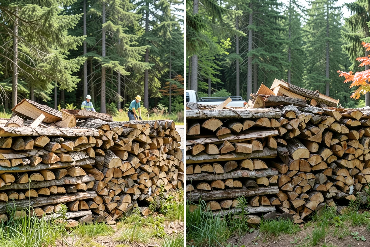 Next-Day Firewood Delivery in Lake Forest Park, King County, WA - You place your order for next-day arrival