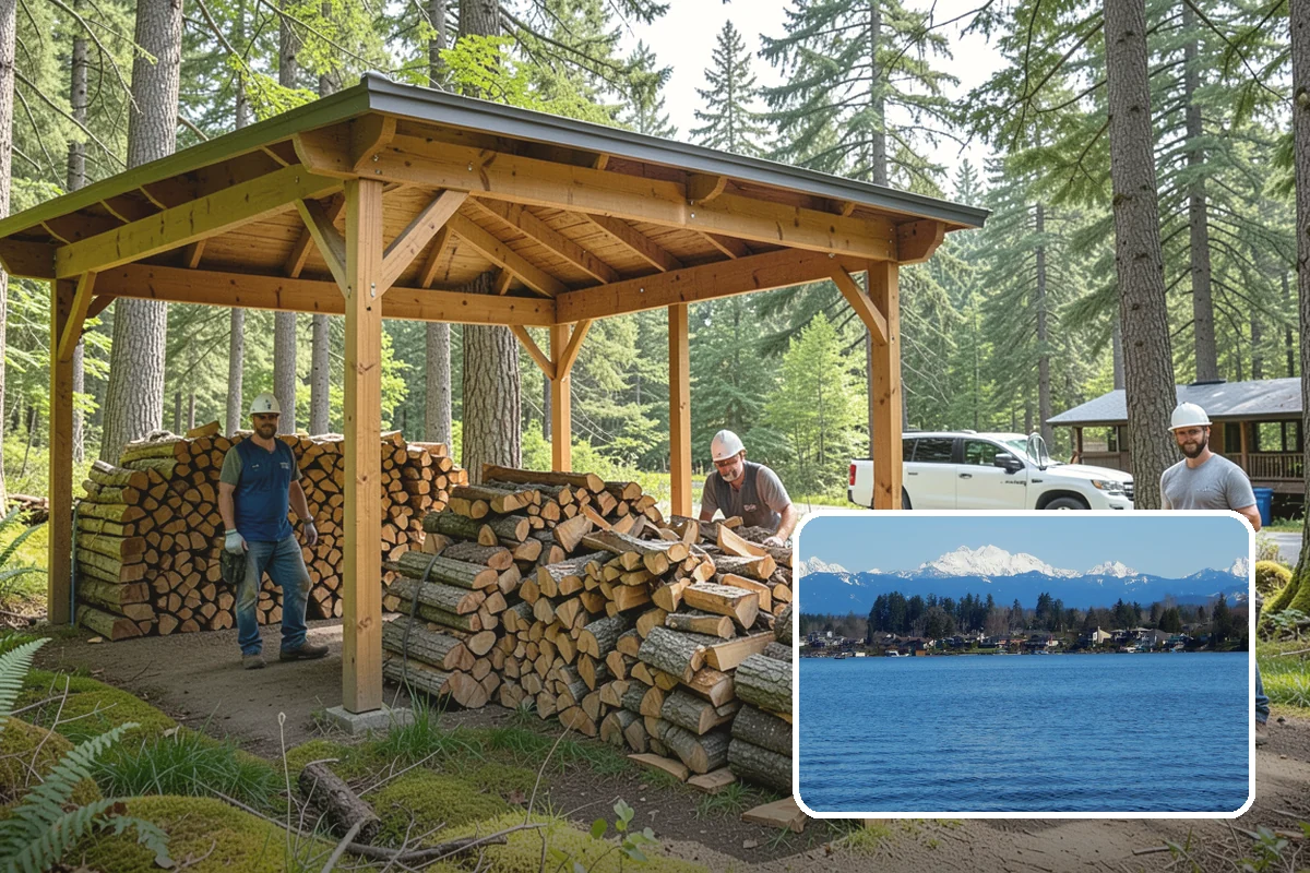 Next-Day Firewood Delivery in Lake Stevens, Snohomish County, WA - Quick turnaround without emergency pricing