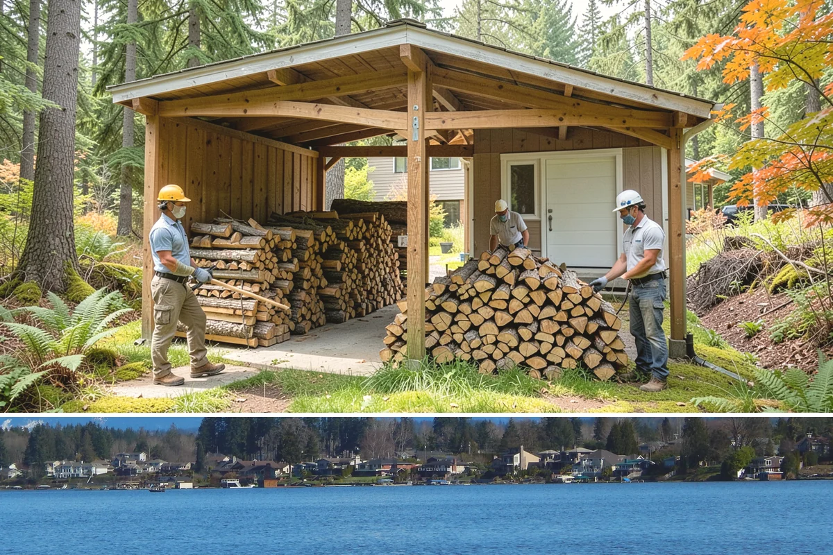 Next-Day Firewood Delivery in Lake Stevens, Snohomish County, WA - Next-day delivery is ideal throughout the burning season whenever you want a quick, planned restock.
