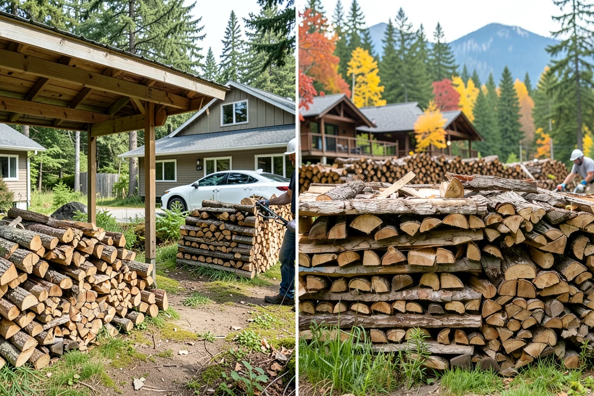 Next-Day Firewood Delivery in Lakewood, Pierce County, WA - You place your order for next-day arrival