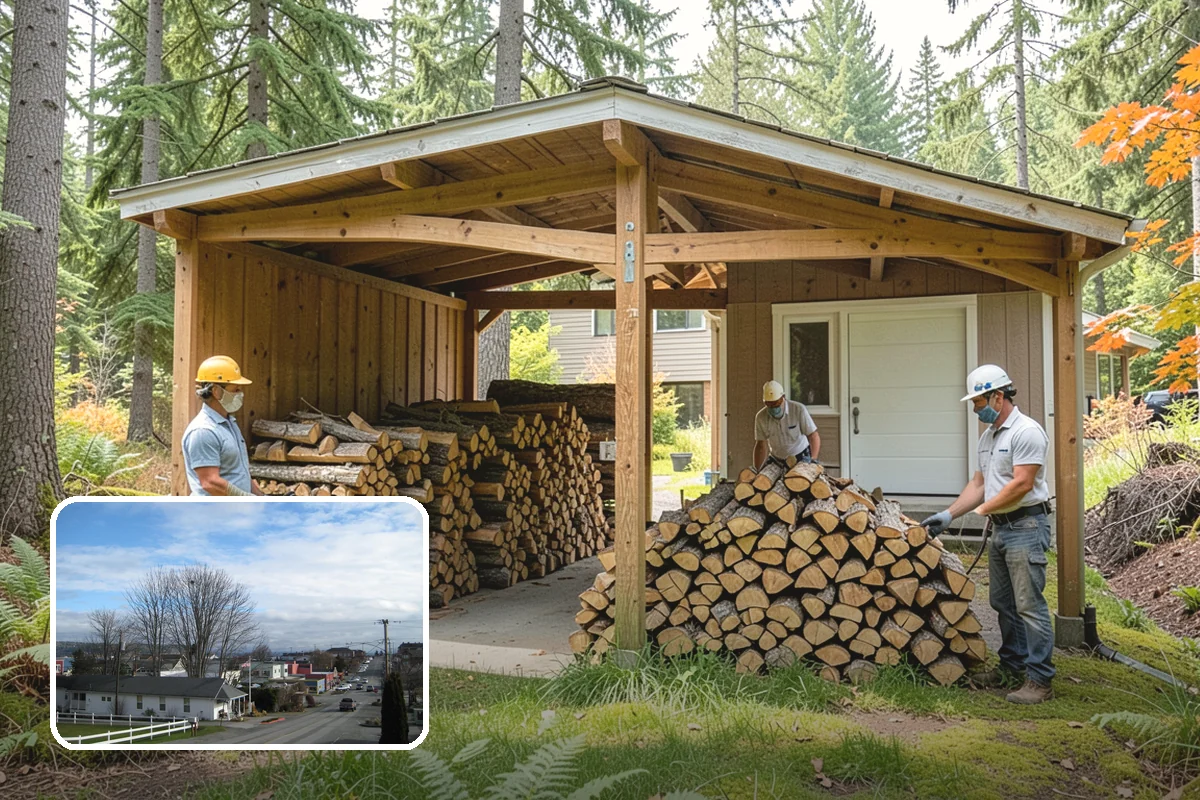 Next-Day Firewood Delivery in Langley, Island County, WA - Quick turnaround without emergency pricing
