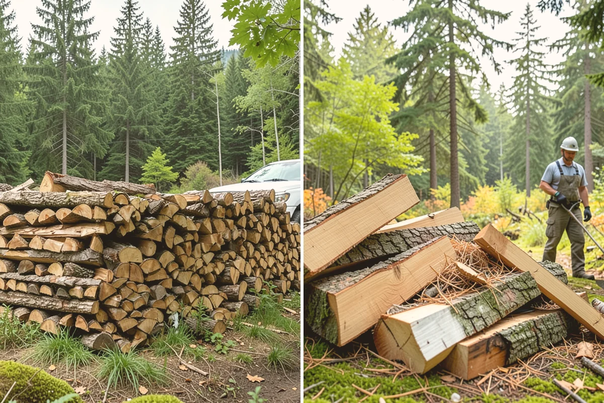 Next-Day Firewood Delivery in Langley, Island County, WA - You place your order for next-day arrival