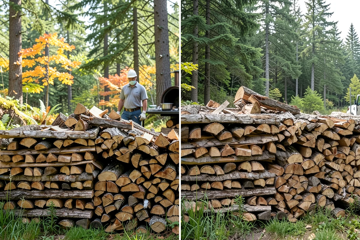 Next-Day Firewood Delivery in Lyman, Skagit County, WA - You place your order for next-day arrival