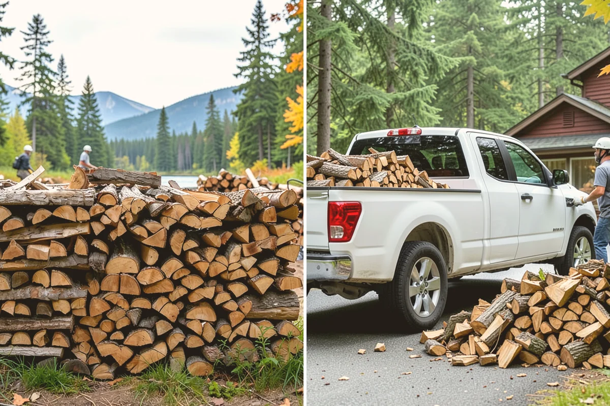 Next-Day Firewood Delivery in Lynnwood, Snohomish County, WA - You place your order for next-day arrival