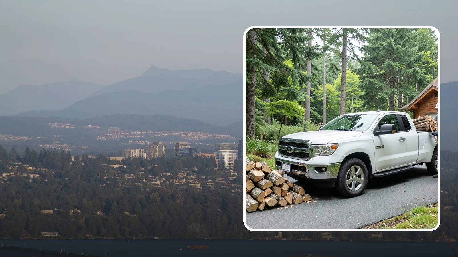 Next-Day Firewood Delivery in Medina, King County, WA - We deliver seasoned firewood the day after you order, giving you fast, dependable restocking without paying rush rates.