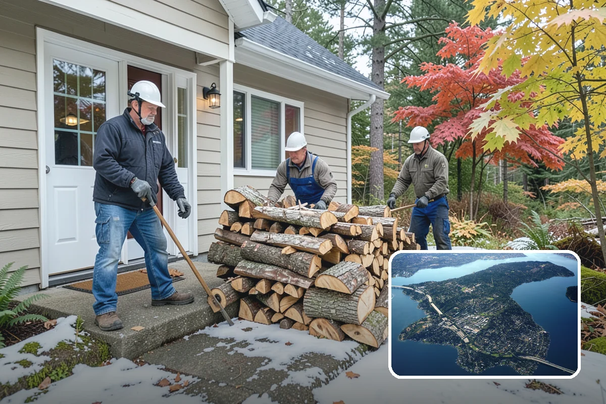 Next-Day Firewood Delivery in Mercer Island, King County, WA - Quick turnaround without emergency pricing