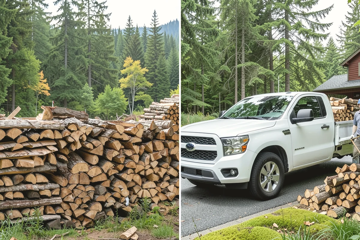 Next-Day Firewood Delivery in Mercer Island, King County, WA - You place your order for next-day arrival