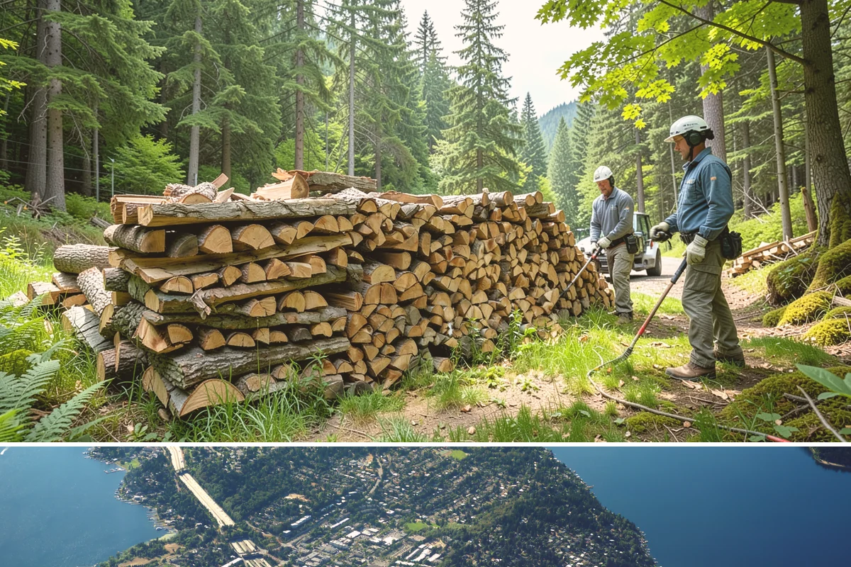 Next-Day Firewood Delivery in Mercer Island, King County, WA - Next-day delivery is ideal throughout the burning season whenever you want a quick, planned restock.